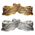 Miniatyrbilde 1 av 6: Englering Retro Englevingsring Justerbar Statement Ring Valentinsdagsgave til Par