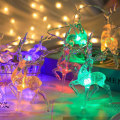 Miniatyrbilde 3 av 4: Hjorte LED-lys Juledekorasjon Led Hjorte Julepynt White 1.5 M 10led[usb]