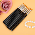 Miniatyrbild 4 av 8: 8-pack nagelkonstpenselset - Blommönster, målning, kronblad, gradientpenna, manikyrverktyg