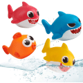 Miniatyrbild 1 av 4: Baby Shark Baby Shark Dålig Sprutleksak, 4-pack Färg Slumpvis