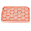 Miniatyrbillede 5 af 8: Silikon Isbitbakke DIY Iskugleform Køkkentilbehør til Kolde Drikke Orange