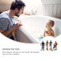 Miniatyrbild 7 av 8: 4 st Mini Dykfiguriner Modell Simulerad Undervattenäventyr Dykare Figur Lekset för Scenlayout Bordsprydnader