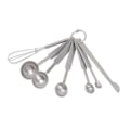 Miniatyrbild 6 av 8: Mätskedar 7 i 1 Rostfritt Stål Stapelbar Design Multifunktionella Mätskedar Set med Nivellering Visp Silver