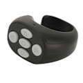 Miniatyrbillede 2 af 8: Bluetooth Fjernbetjening Multifunktionel Ring Design Trådløs Telefon Selfie Lukker til Hjem Sort