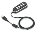 Pikkukuva 6 / 8: Puhelinkeskuksen kuulokemikrofonin sovitin, 3,5 mm naaras - USB uros, puhelinkeskuksen kuulokemikrofonin sovitin