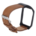 Miniatyrbild 2 av 8: Smartwatch Armband Retro Läder Armbandsur för TOMTOM Runner3 Adventurer Brun
