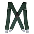Miniatyrbild 1 av 8: 5 cm elastiska axelbandsfästen för män med 4 X-formade justerbara hängslen 11 Dark Green