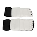Miniatyrbillede 3 af 8: Tyk boksning fodbeskytter justerbar strop elastisk sparring fodbeskytter til børn voksne S 26-30