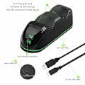 Miniatyrbilde 3 av 7: Dobbel ladestasjon for to kontrollere - PS4/PS4 Slim/PS4 Pro
