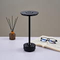 Miniatyrbilde 6 av 9: Trådløs berøringsbordlampe vanntett metall USB-lading bordlampe dimmbar C
