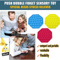 Miniatyrbillede 2 af 6: Pop it Legetøj Fidget Legetøj - Boble Push Pop Legetøj CE Gul