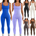 Miniatyrbillede 3 af 7: Ærmeløs vest bodysuit med trådformet firkantet krave white XL