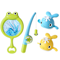 Miniatyrbillede 2 af 9: Baby Opvindsle Vand Hval Opvinding Svømmende Hval Badeværelse Magnetisk Fiskeri Dragt Bad og Vand Legetøj 4