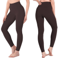 Miniatyrbillede 6 af 8: Dame Fleeceforet Leggings, Bløde Elastiske Uigennemsigtige Leggings med Mavekontrol, Termiske Varme Tykke Yoga Bukser XXL
