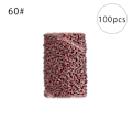 Miniatyrbillede 2 af 8: 100 stk. Negle Slibeskive Slibhoved Slibebånd Ring Bor Bits Manicure Værktøj 100 stk./#60/Groft Sand
