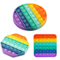Miniatyrbilde 2 av 7: Regnbue Stressball Pop it Fidget Leke Sensorisk Trykk Boble