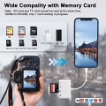 Miniatyrbild 4 av 7: iPhone SD-kortläsare Adapter, [Apple MFi-certifierad] 4-i-1 iPhone USB OTG Adapter 4 in 1