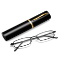 Pikkukuva 3 / 4: Kynänpidike, sinisen valon suodattavat presbyopia-lasit miehille, kannettavat ja kevyet lasit +150 degrees Antique bronze color