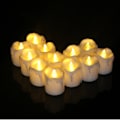 Miniatyrbillede 8 af 9: 12 Pak Jule-Teelys Plast CR2032 Batteri Lysende LED Elektronisk Lys White 12 PCS