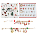 Miniatyrbild 2 av 5: Julklappssmyckesset Låda 24 Nedräkningskalender Advent Överraskning Blind Box DIY E