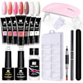 Miniatyrbild 1 av 8: Nagelgellackset nagelset polygelset #01