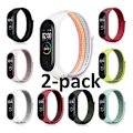 Miniatyrbillede 1 af 2: 2-pak Xiaomi Mi Band 3,4,5,6 Armbånd