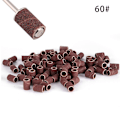Miniatyrbillede 5 af 8: 100 stk. Negle Slibeskive Slibhoved Slibebånd Ring Bor Bits Manicure Værktøj 100 stk./#60/Groft Sand