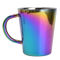 Miniatyrbillede 1 af 8: 300ml Rustfrit Stål Kaffe Kop med Håndtag Farverig Isoleret Kaffe Kande Dobbelt Lag Vand Kop