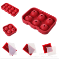 Miniatyrbillede 2 af 2: Isforme til kugler - 4 iskugler / Iskugler / Kugler - Silikon