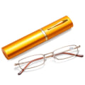 Pikkukuva 4 / 4: Kynänpidike, sinisen valon suodattavat presbyopia-lasit miehille, kannettavat ja kevyet lasit +400 degrees Antique bronze color