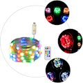 Miniatyrbillede 2 af 8: RGB USB Jul Dekorative LED Lysstreng Juletræ Pynt