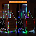 Miniatyrbillede 3 af 6: RGB USB Jul Dekorative LED Lysstreng Juletræ Pynt