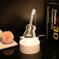 Miniatyrbillede 7 af 8: 3D Lille Natlampe Kreativ Berøringsakryl Bordlampe Sengelampe Atmosfærisk Lys Aktivitetsgave Pegasus