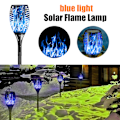 Pikkukuva 2 / 4: 12LED Solar Flame Lights Ulkotilojen Puutarhaan ja Terassille - Aurinkokäyttöiset Soihtuvalot
