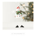 Miniatyrbilde 1 av 6: Julepynt Julenissen Snømann Metallpynt Juletrepynt Dekorasjoner White
