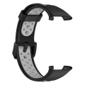 Miniatyrbild 1 av 7: Ersättningsarmband Kompatibelt med Xiaomi Band7 Pro Andningsbart Mjukt Silikon Smartwatch Armband Armband Dubbel Färg