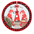 Miniatyrbilde 3 av 10: Juletrærskjørt Høytidsdekorasjon Trykt Bunndekorasjon Fest Jul Qj Tree Skirt-6 120cm