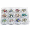 Miniatyrbillede 5 af 8: Negle Rhinestones Fancy Form Glitter Krystal Mixet Neglekunst Dekoration Manicure Værktøj