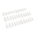 Miniatyrbillede 7 af 7: 360 stk. Matte Negletips Kiste Mandel Stiletto Formet Fuld Dækning Klar Lang Let Falsk Negl