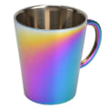 Miniatyrbillede 5 af 8: 300ml Rustfrit Stål Kaffe Kop med Håndtag Farverig Isoleret Kaffe Kande Dobbelt Lag Vand Kop