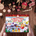 Miniatyrbilde 2 av 9: Juleand Adventkalender med Gummibader - 24 Kvadratiske Italienske Gummibader i Blindboks 31*22*5cm