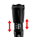 Pikkukuva 3 / 6: Ultrafire LED-taskulamppu XM-L T6 - 2000LM Musta