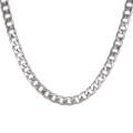 Pikkukuva 3 / 9: Trendikäs Miesten Kaulakoru, Solisluun Ketju, Miesten Ketju Tarvikkeet, Titaaniteräksinen Kuubalainen Linkkiketju 8mm Width 55cm