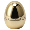 Miniatyrbillede 1 af 7: 60 Minutters Æg Model Mekanisk Timer Køkkenalarmur Manuel Timer til Køkken Guld