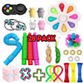 Miniatyrbild 2 av 2: 28-pack Pop it-set med sensoriska leksaker för vuxna och barn