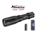 Miniatyrbild 1 av 7: LED-ficklampa Cree 1x XM-L T6 LED 1000 Lumen Zoom H230 Svart