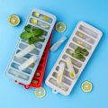 Miniatyrbild 8 av 8: Silikonform för Kakor, Hushållsisbricka, Fingerkex, Muffinsform, Bakform HC-Green 2-10 Hole Bar Ice Tray
