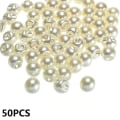 Miniatyrbilde 1 av 10: 50 stk/100 stk Perle Knapper Sy Scrapbooking 50 stk