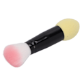 Miniatyrbillede 5 af 8: Multifunktionel Enkeltsidet Blush-Pudderbørste Dobbeltsidet Makeupbørster Makeupværktøj Gul