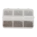Miniatyrbild 5 av 7: Nagelkonst Pärlor Hemma Salong Utsökt DIY Metall Mini Nagel Pärlor Dekoration för Nagelkonstnär Nybörjare Kol Svart